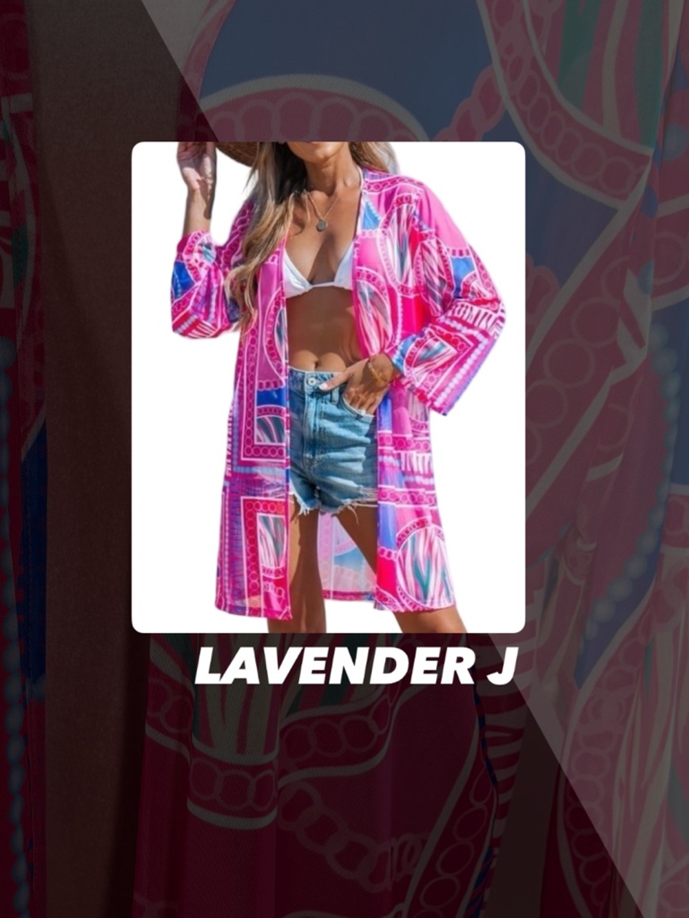 EUC Lavender J for Anthropologie Open Front Kimono Cardigan